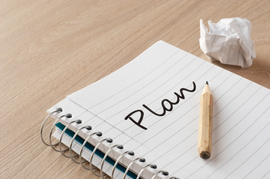 Plan für die Entrümpelung Plan für die Entrümpelung
